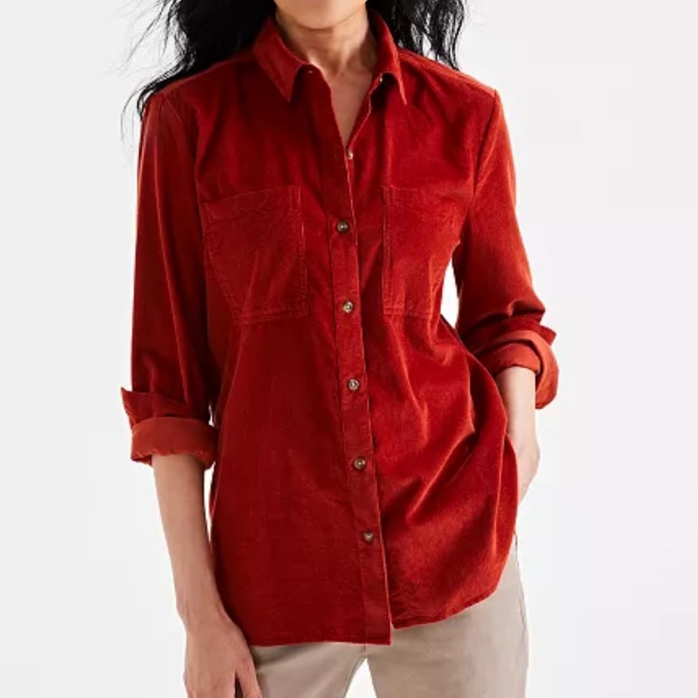 Style & Co Women's Cotton Corduroy Overshirt
